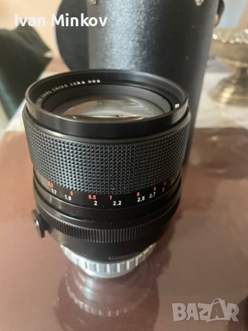 Carl Zeiss Jena Sonnar 180/2.8 pentacon six, преходник за никон, снимка 8 - Обективи и филтри - 44000165