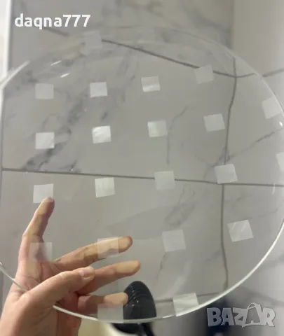 Витринна, голяма стъклена купа/ поднос  За торта/ сладкиши