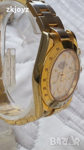 НОВ МЕХАНИЧЕН МЪЖКИ ЧАСОВНИК ROLEX COSMOGRAPH, снимка 10 - Мъжки - 34644662