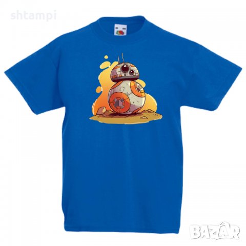 Детска тениска Star Wars BB-8 Star Wars,Игра,Изненада,Подарък,, снимка 3 - Детски Блузи и туники - 36658453