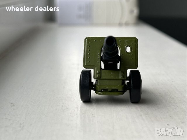 Метална количка - военно оръдие - топ Matchbox Field Gun 1/64, снимка 7 - Колекции - 40380393
