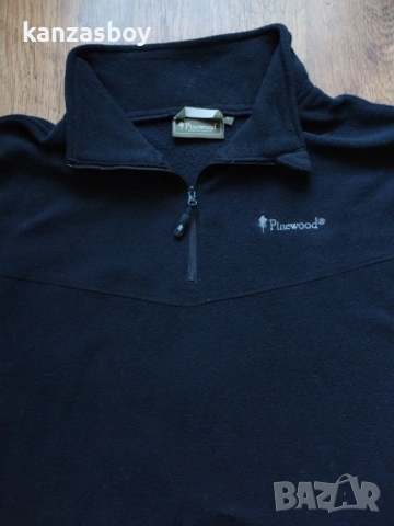 pinewood zip fleece tiveden - страхотен мъжки полар КАТО НОВ ХЛ, снимка 2 - Блузи - 53168132