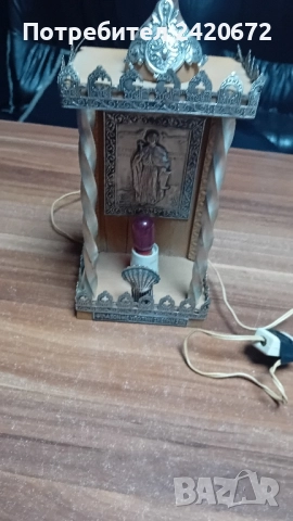 стар домашен иконостас на  около  80год., снимка 2 - Колекции - 52104645