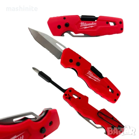 Сгъваем нож Milwaukee джобен комбиниран 5 в 1, Fastback