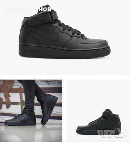 Оригинални кецове / маратонки NIKE AIR FORCE 1 MID '07 номер 38-38,5, снимка 2 - Маратонки - 39805832