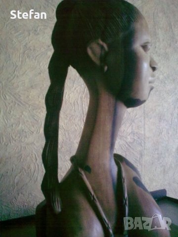 Дървена статуетка, снимка 5 - Антикварни и старинни предмети - 35032074