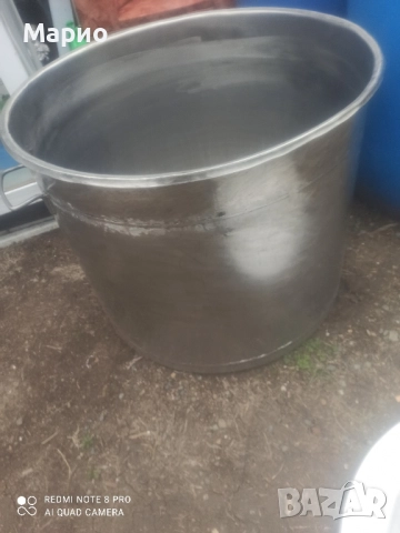 хромникелова тенджера 110 литра, снимка 2 - Съдове за готвене - 52095791