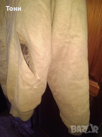 MADE IN ITALY Ново Мъжко Яке от Натурален Велур XL, снимка 10 - Якета - 52518130