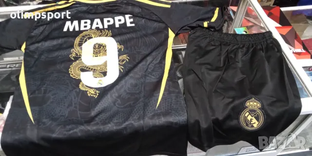 спортен екип Реал Мадрид нов Мбапе тениска и шорти за дете с ръст 128-134см, снимка 2 - Детски комплекти - 48467062