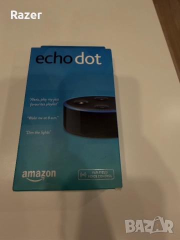 Преносима смарт тонколона Amazon Echo Dot 2, гласов асистент!
