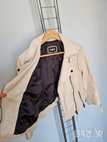 Страхотно дамско кожено яке TAGHA размер М, снимка 12 - Якета - 51764497
