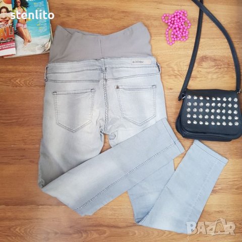 Дънки за бременни H&M Skinny High Rib Mama размер 36, снимка 5 - Дрехи за бременни - 37816120