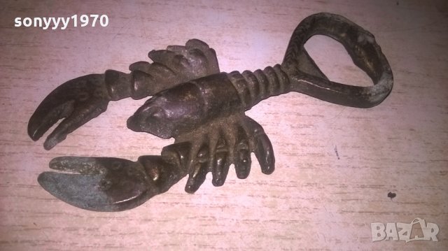 СКОРПИОН-АНТИКА-РЕТРО ОТВАРАчКА-10Х5СМ, снимка 4 - Колекции - 27638395