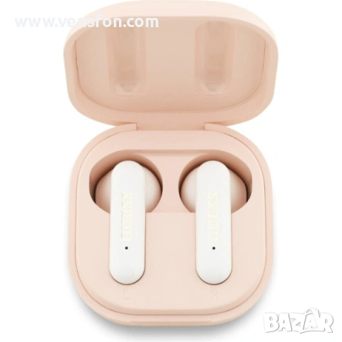 Безжични слушалки TWS Guess 4G Metal Logo /розови/, снимка 2 - Безжични слушалки - 53270530