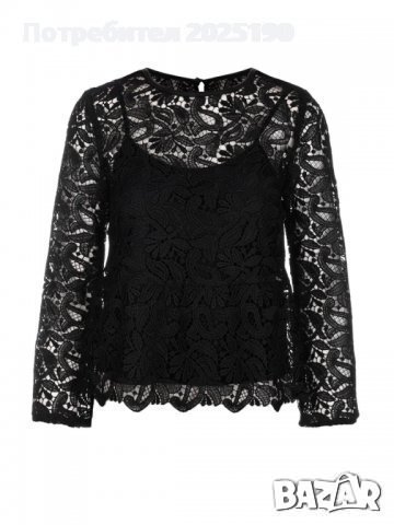 Дамска дантелена блуза Н&М , снимка 1 - Блузи с дълъг ръкав и пуловери - 43017013
