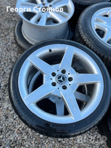 ⭐ Оригинални джанти Mercedes с гуми – отлични!, снимка 2 - Гуми и джанти - 53057512