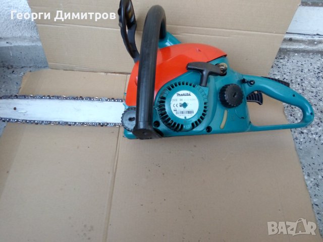 моторен трион резачка за дърва MAKITA DCS34 - 34 кубика, 1.3Kw -сервизиран, отличен, снимка 1 - Други машини и части - 42960436