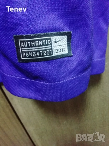 Зенит Санкт Петербург Nike оригинална тениска фланелка трети екип 2017/2018 Zenit размер XL Русия, снимка 7 - Тениски - 52900653