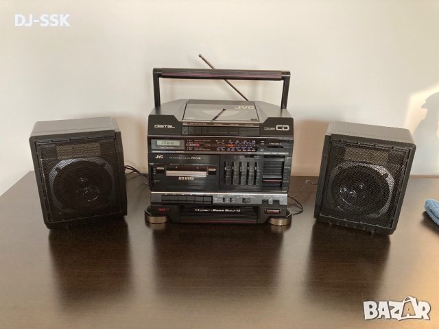 JVC PC-V2 VINTAGE RETRO BOOMBOX Ghetto Blaster радио касетофон , снимка 12 - Радиокасетофони, транзистори - 43965780