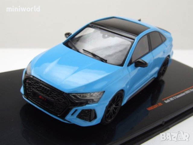 Audi RS3 2022 - мащаб 1:43 на IXO моделът е нов в PVC дисплей-кейс, снимка 16 - Колекции - 43516013