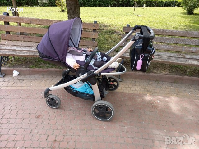 Maxi cosy комплект бебешка детска количка 3 в 1, с кош за кола макси кози pebble, снимка 15 - Детски колички - 35921387