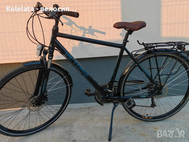 28" Victoria, L размер, трекинг велосипед, хидравлични спирачки, снимка 3 - Велосипеди - 53500079