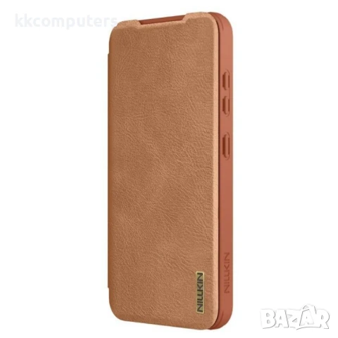 Samsung Galaxy S25 5G Nillkin QIN Кожен Калъф и Протектор, снимка 6 - Калъфи, кейсове - 51417689