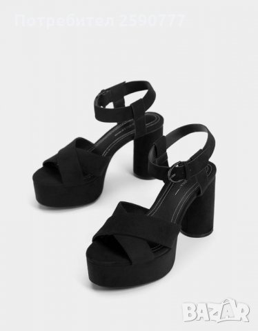  Обувки с ток и сандали Bershka + подарък , снимка 7 - Други - 28956094
