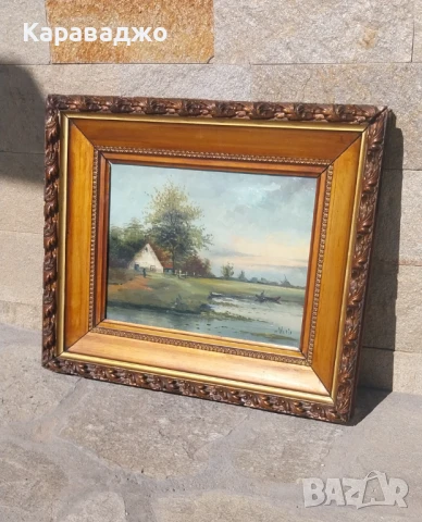 Антична Картина, снимка 7 - Картини - 51198319