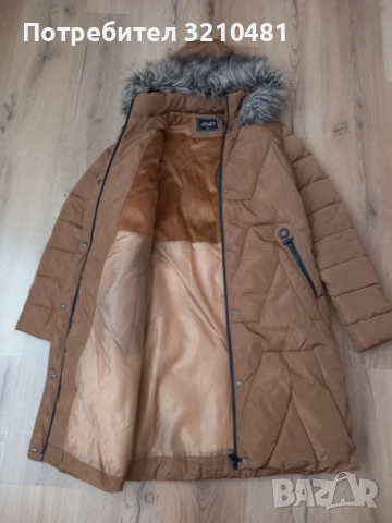 Дълго зимно яке, снимка 3 - Якета - 52535613