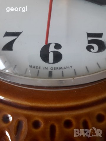 Немски порцеланов часовник   18/2, снимка 2 - Декорация за дома - 32307183