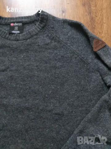 sherpa KANGTEGA CREW SWEATER - мъжки мерино пуловер КАТО НОВ L, снимка 2 - Пуловери - 47347295