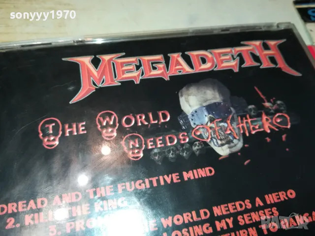 MEGADETH 2001 ORIGINAL CD 1804252028, снимка 14 - CD дискове - 49944880