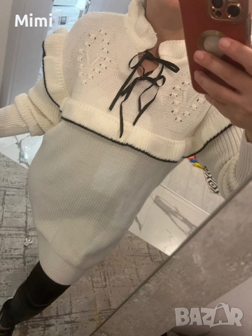 Плетена Туника/Рокля/Блузон S/M/L, снимка 2 - Якета - 47358915