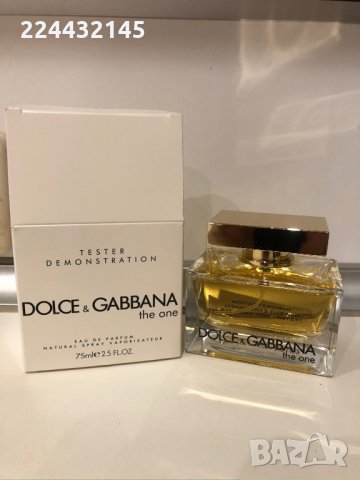 Dolce & Gabbana The One 75 мл тестер, снимка 1 - Дамски парфюми - 18341238
