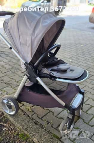 Бебешка Количка Mamas and Papas Унисекс с два коша и покривала, снимка 2 - Детски колички - 52153409