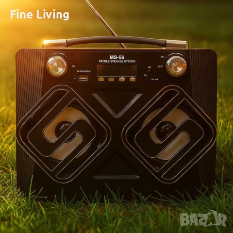 Мобилна колонка MS-56, Mobile Speaker System, снимка 5 - Тонколони - 52072871