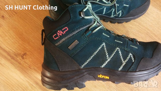CMP WP Thiamat Mid Trekking Waterproof Shoe EUR 35 / UK 2,5 естествена кожа водонепромокаеми - 518, снимка 4 - Детски боти и ботуши - 43750787