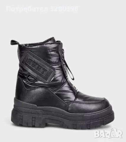 Дамски боти/апрески с цип. , снимка 2 - Маратонки - 48335949