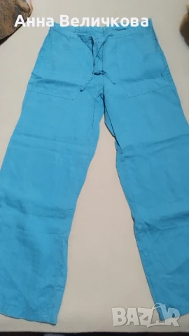 Продавам ленени панталони и рокля до 20 лв, снимка 2 - Панталони - 51407084