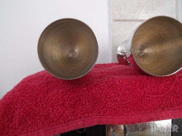 Посребрени чаши за вино, снимка 7 - Други ценни предмети - 37402405