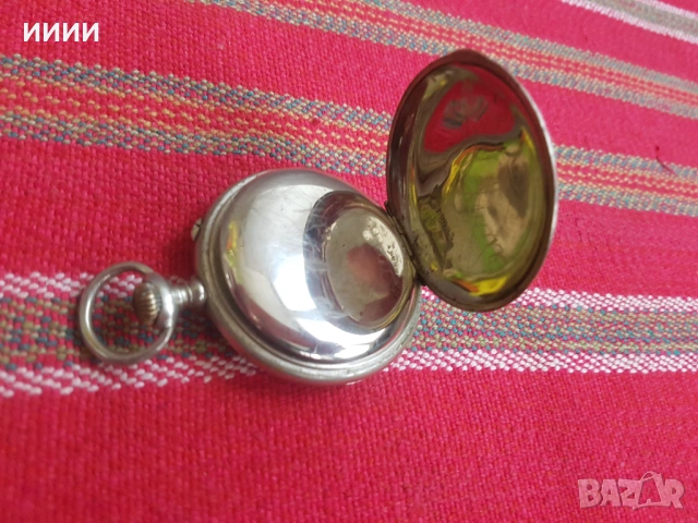 Швейцарски роскоп джобен часовник CHEMIN DE FER , снимка 3 - Антикварни и старинни предмети - 53341385