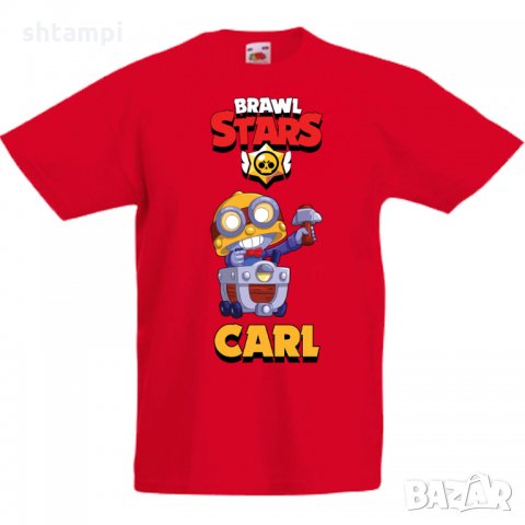 Детска тениска Carl Brawl Stars, снимка 2 - Детски тениски и потници - 32920119