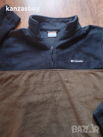 Columbia Men's Steens Mountain Half Zip Classic Fit - страхотен мъжки полар НОВ БЕЗ ЕТИКЕТИ ХЛ, снимка 2 - Спортни дрехи, екипи - 52310002