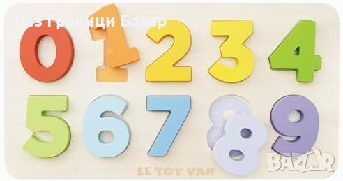 Нова Le Toy Van Образователна игра за броене и цветово разпознаване Деца Подарък