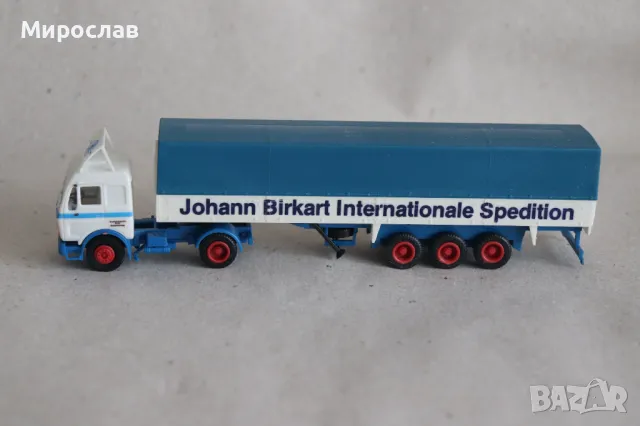 HERPA 1:87 H0 MERCEDES BENZ КАМИОН TIR МОДЕЛ КОЛИЧКА