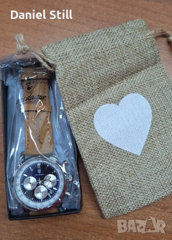 POEDAGAR Високо качество Мъжки Луксозен Хронограф Светещ Циферблат, снимка 10 - Мъжки - 49886788