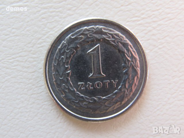 Полша,1 злота, 1992 г., 113W, снимка 2 - Нумизматика и бонистика - 44069720