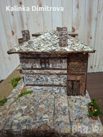 Макет на къща в Родопите,изработен по снимка., снимка 6 - Други стоки за дома - 53481131