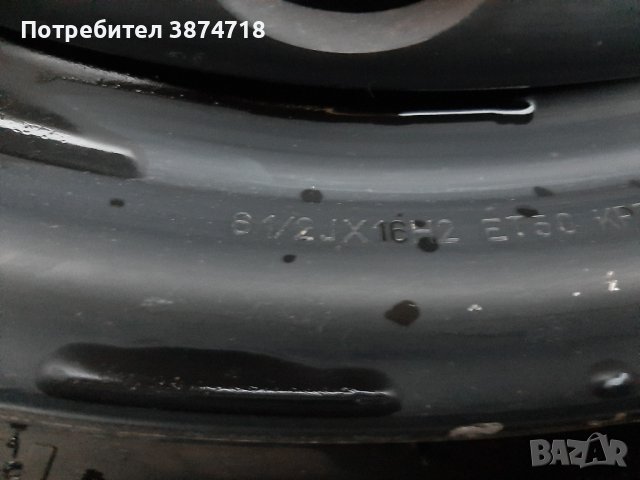 джанти 16" 5x108 от рено, снимка 1 - Гуми и джанти - 43331556